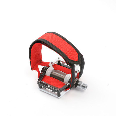 死飞自行车街车脚套腿套束脚带山地车脚踏板狗嘴套束带绑带骑行