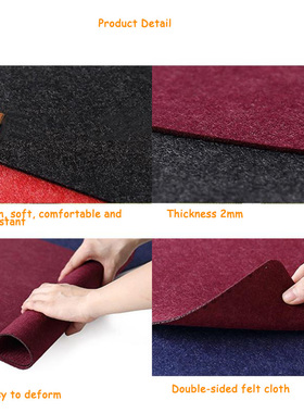 Office Accessories Computer Gamer Table Mat Non-slip Felt La