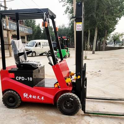 新品电动堆高机小型05吨123吨新能源液压四轮座驾式堆高搬运车全