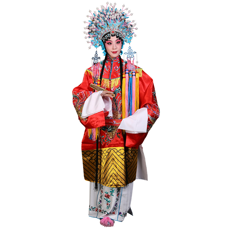 正龙戏装京剧戏剧戏曲服装中式凤冠霞披贵妃醉酒戏服凤蟒袍普女蟒