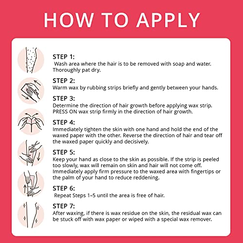 Wax Strips  Waxing Strips  Wax Hair Removal Strips for Women