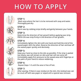 Wax Strips  Waxing Strips  Wax Hair Removal Strips for Women