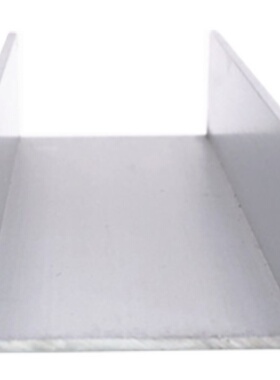 氧化铝合金u型槽45X25X2收口包边扣条玻璃卡槽铝合金型材边框槽铝