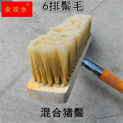 加固实木柄长柄汽车搅拌车外墙清洗专用软毛刷洗车拖把清洁工具