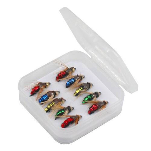 极速5pcs/10pcs/40pcs Fly Hooks Flies Insect Bug Hook Lures