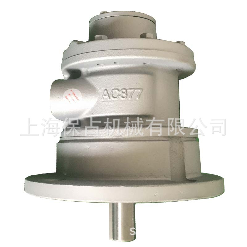 上海保占供应  活塞式气动马达 可配减速气动马达 小三缸