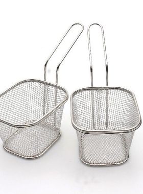 Stainless Steel Fries Frying Basket Sque Filter Slag