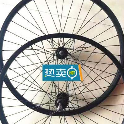 26寸27.5山地车轮组快拆轮组轮圈车圈卡式碟刹自行车前轮后轮26