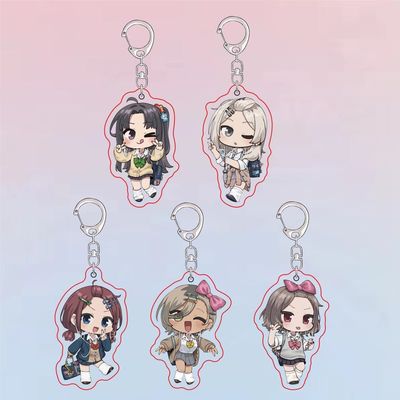 哭泣少女队 辣妹周边Q版双面亚克力钥匙扣装饰桌面摆件创意精美礼