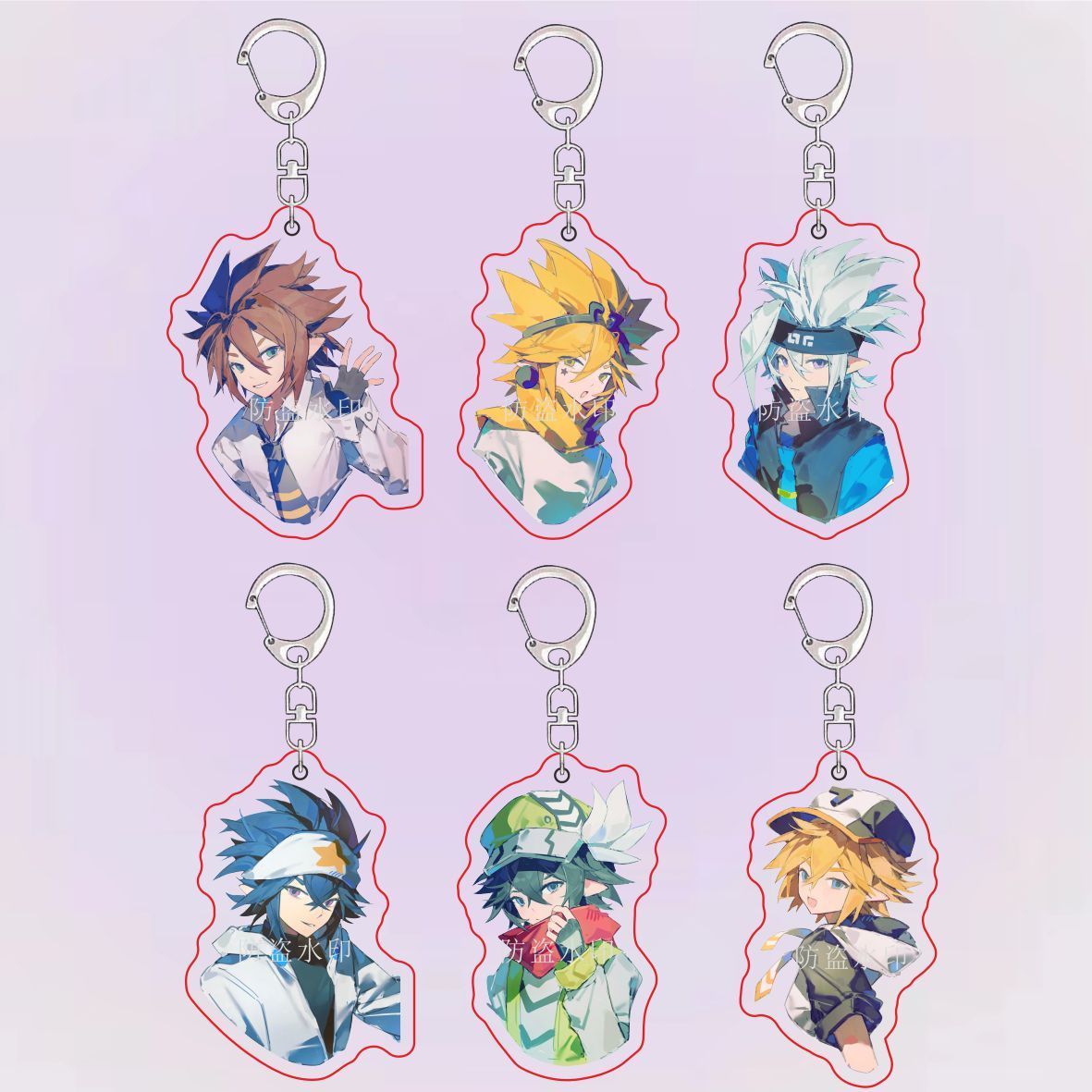 凹凸世界雷狮卡米尔周边双面亚克力钥匙扣装饰学生背包挂件小礼物