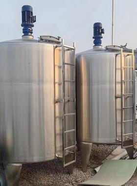 二手单层搅拌罐配浓浆泵不锈钢搅拌桶带乳化头液体配料循环乳化罐