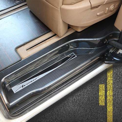 适用别克gl8碳纤维全包连体门槛条迎宾踏板GL8ES28T商务车内饰