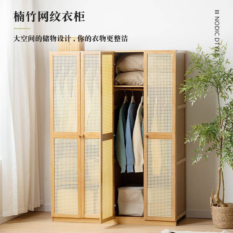 卧室简约衣柜成品出租房衣橱经济型储物柜出租屋家用轻奢挂衣柜