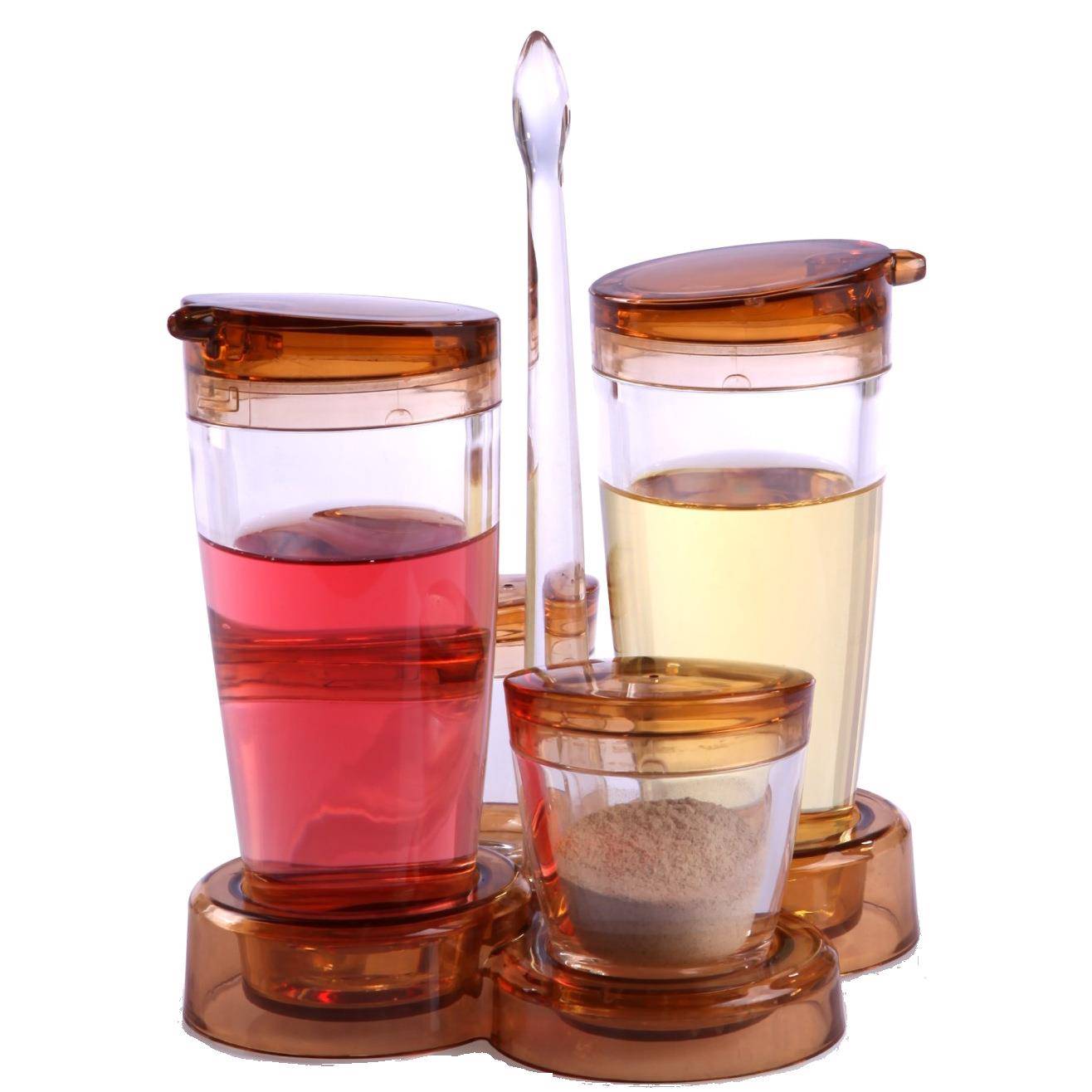 高档亚克力调味瓶糖罐醋壶餐厅用酱油瓶醋瓶辣椒罐饭店调料瓶油壶