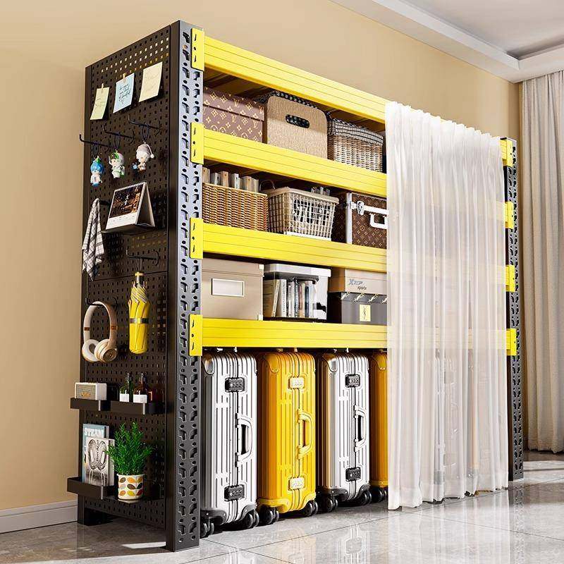 家用货架置物架带防尘帘洞洞板储物架家用落地收纳架阳台杂物架子,鲜花速递/花卉仿真/绿植园艺,割草机/草坪机,淘宝优惠券,粉丝福利购,淘宝优惠卷