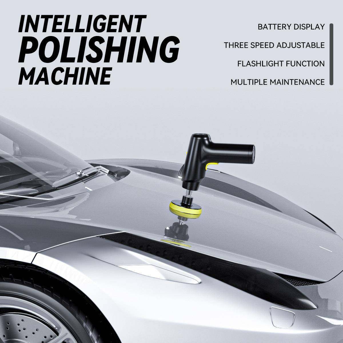 新款汽车无线电抛光打蜡机清洁划痕打蜡器多功能汽车美容封釉机