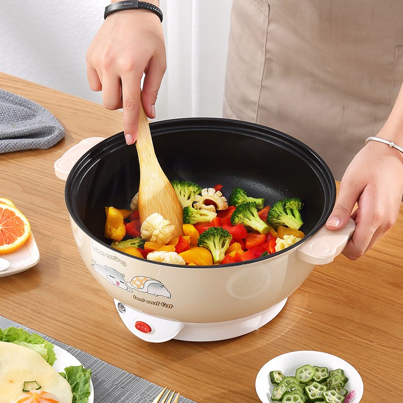 电火锅电煮锅家用一体电炒锅多功A能电热锅学生宿舍多功能电锅小