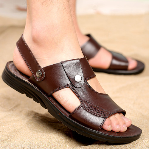 好货Fashion Genuine Leather Comfortable Walking Footwear Sho