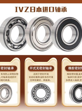 IVZ进口轴承6201高速6o202电机6203/6204/6205/6206/ZZ静音RS