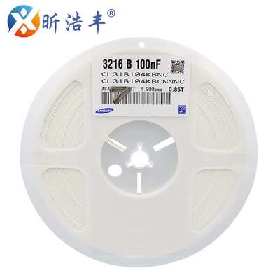 1206 104K 100NF 0.1UF 50V 电容器F CL31B104KBCNNNC 贴片电容
