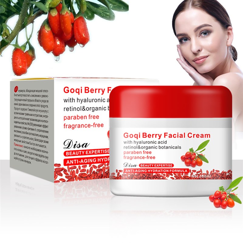 新品跨境Disa枸杞面霜 滋润保湿100g面霜Wolfberry facial cream
