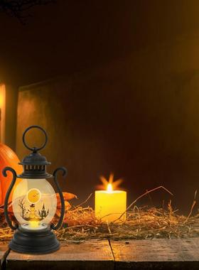 Halloween Decorations Retro Kerosene Lamp Halloween Hanging