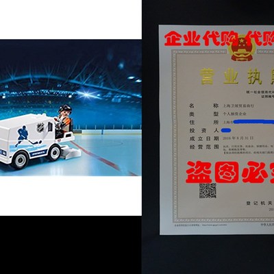 PLAYMOBIL NHL Zamboni Machine Playset