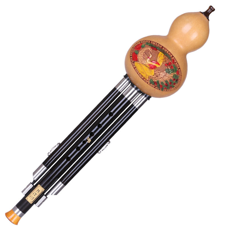 黑檀木葫芦丝c调降b调小D G F调演奏成人自学5调学生云南