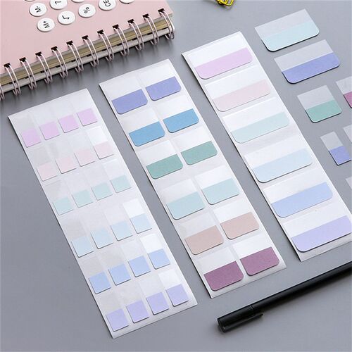 极速10 Sheets Sticky Index Tabs, Writable File Tabs Flags Mo