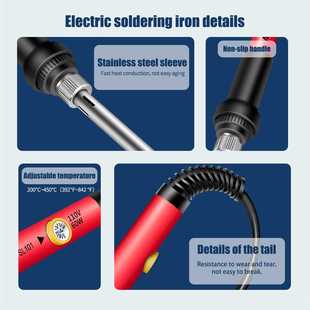 Soldering Iron Kit 60W justable Intelligent Temperature Co