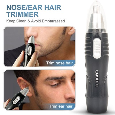 Nose Hair Trimmer Electric Removal Dual-blade Clipper Razor
