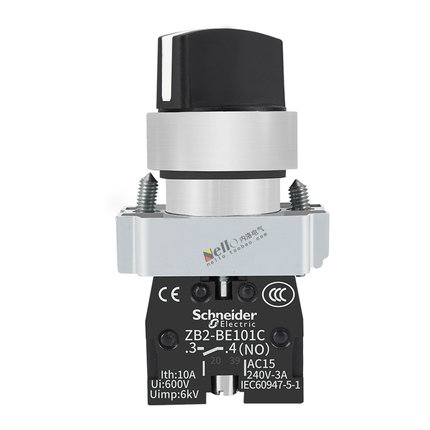 施耐德选择开换关2旋2-金属m4XB2BD21mC/33C/1C两档三档转位钮