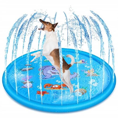 好货Summer Pet Sprinkler Pad Cushion Dog Outdoor Play Coolin