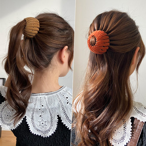 好货Lazy Bun Updo Gadget Birds Nest Hair Ring Summer New