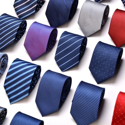 Mens Neck Ties Tie For Men Necktie Neckties Party Suit Navy