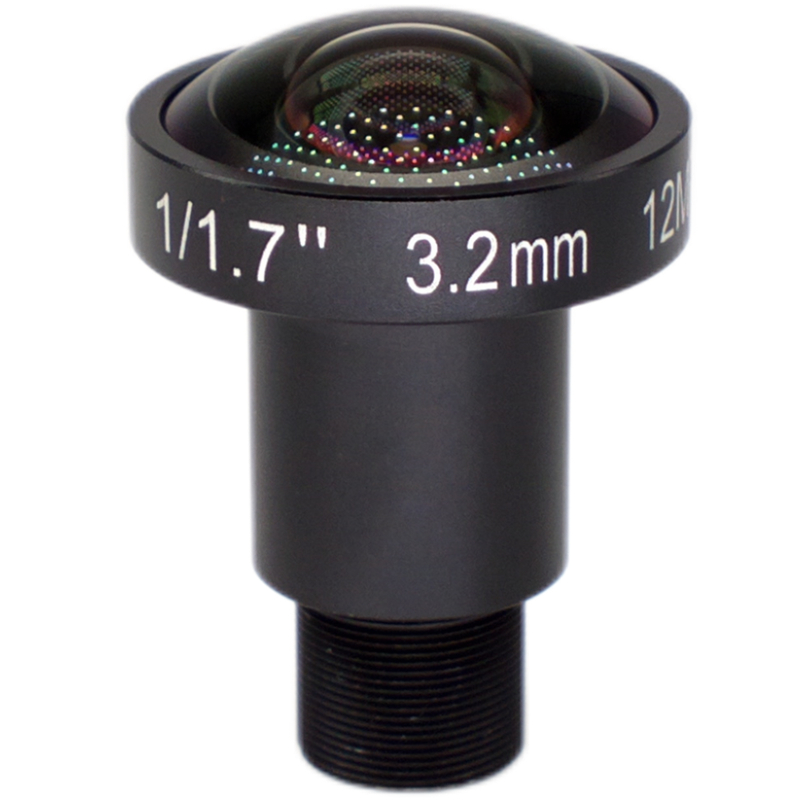 4K高清镜头1200万像素3.2mm5mm8mmM12接口1/1.7英寸人脸识别镜头