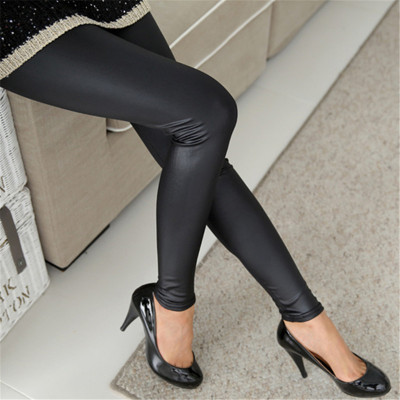 Fashion Sexy Thin Black Leggings Calzas Mujer Leggins S-2XL