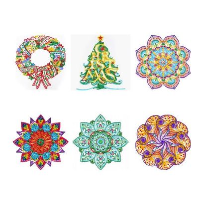 5D  Diamond Picture Resin Canvas Abstract Diamond Art