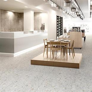 仿古彩色水磨石瓷砖600x1200哑光地砖灰色饭厅防滑客厅阳台地板砖