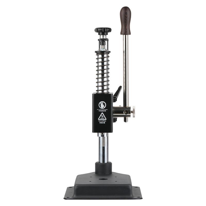 小型手动皮革冲压菱斩手啤机铆压纽合压力无声打斩裁切压模冷压机