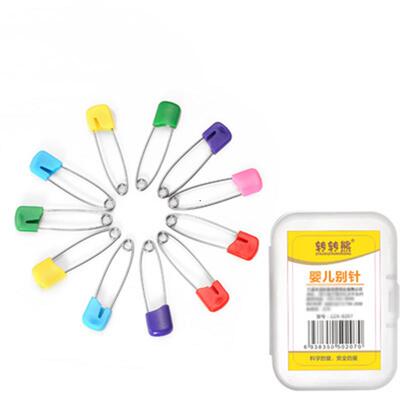 10Pcs/Box Baby Safety Pins Multifunction Findings Secure Cli