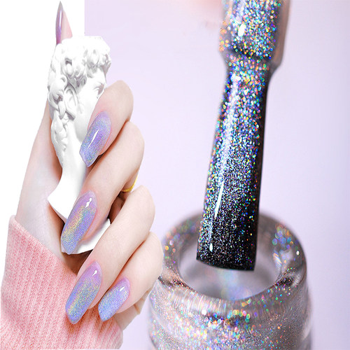 好货8ML Kutek Gel Mata Kucing Warna-warni Kutek Kuku Magnet