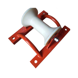 厂家直供电缆放线滑轮 三联井口滑轮组地缆转角直跑滑车尼龙滚轮