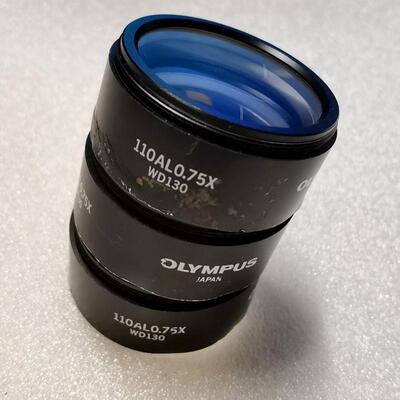 奥林巴斯体视显微镜防护镜0.75X增距镜 WD130 辅助物镜M48*0.75