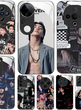 玻璃手机壳适用VIVO Y300 Y200 Y100X70X80X90X100X200 田柾国jungkook