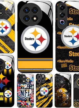 玻璃手机壳适用一加13 13T 12 11 10 9R ACE2 2V 3V5PRO Pittsburgh Steelers匹兹堡钢人队