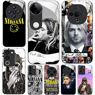 玻璃手机壳适用VIVO Y300 Y200 Y100X70X80X90X100X200 涅槃乐队Nirvana摇滚