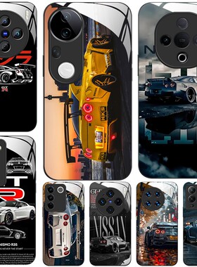 玻璃手机壳适用VIVO Y300 Y200 Y100X70X80X90X100X200 GTR 东洋神赛跑车