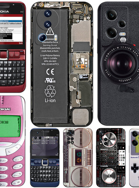 硅胶软手机壳适用红米NOTE13K70K50K6012turbo11PROPLUS+K70K60K50至尊K40K40SK30iUltra5G 搞笑诺基亚复古