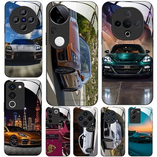 Y100X70X80X90X100X200 Y200 帕纳梅拉赛车跑 Y300 玻璃手机壳适用VIVO